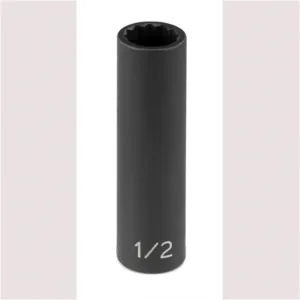 Grey Pneumatic 3/8" Drive x 1/2" Deep - 12 Point Socket