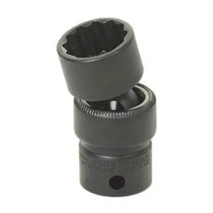 Grey Pneumatic 3/8" Drive x 3/4" Standard Universal- 12 Point Socket - Black