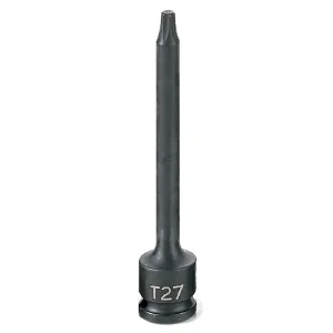 Grey Pneumatic 3/8" Drive x T27 Internal Star Driver 6" length