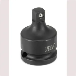 Grey Pneumatic 3/8" Female x 1/4" Male Adapter with Friction Ball