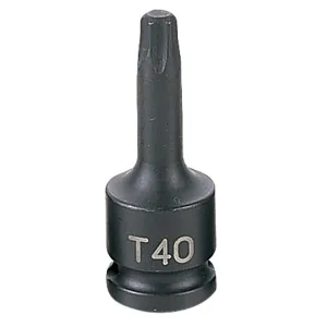 Grey Pneumatic 3/8" Drive x T40 Internal Star Impact Driver