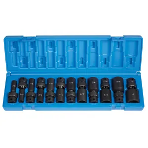 Grey Pneumatic 3/8" Dr. 12 Piece Deep Length Fract. Universal Set