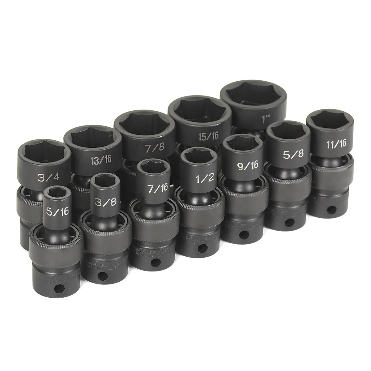 Grey Pneumatic 3/8" Dr. 12 Piece 6 Pt. Standard Length Frac. Universal Set