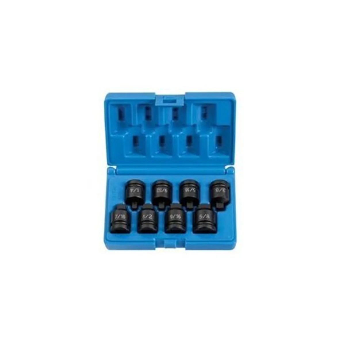 Grey Pneumatic 1/2" Drive 8 Piece Pipe Plug Socket Set
