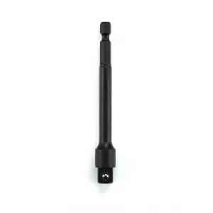 Grey Pneumatic 1/4'' Hex x 1/4'' Sq Adapter 6 " Length w/ball retainer