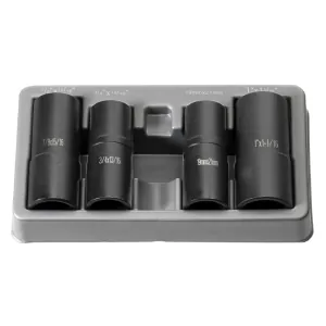 Grey Pneumatic 1/2" Drive 4 Piece "Flip" Socket Set