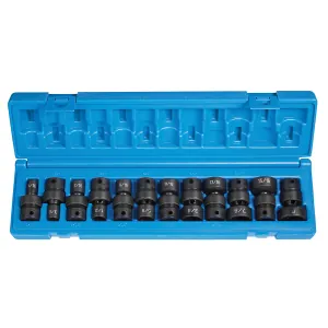 Grey Pneumatic 3/8" Dr. 12 Piece 12 Point Standard Fractional Universal Set