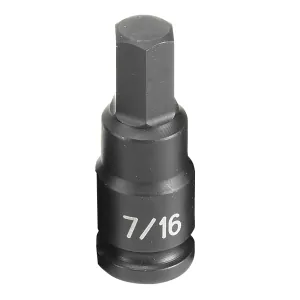 Grey Pneumatic 3/8" Drive x 7/16" Hex Driver