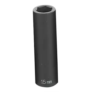Grey Pneumatic 1/2" Drive x 15mm Deep Socket