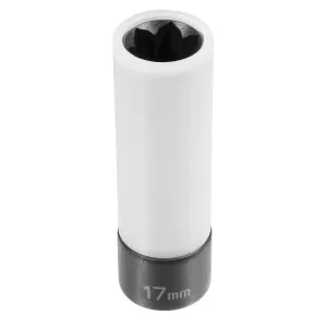 Grey Pneumatic 1/2" Drive x 17mm Mercedes Wheel Lug Socket