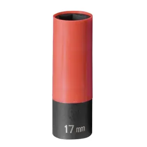 Grey Pneumatic 1/2" Drive x 17mm E.T.W. Wheel/Nut Protector Socket