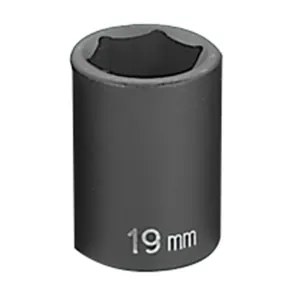 Grey Pneumatic 1/2" Drive x 19mm Standard Socket