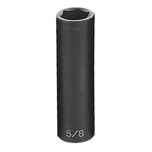 Grey Pneumatic 1/2" Drive x 5/8" Deep Socket