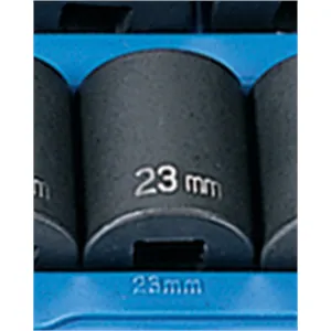 Grey Pneumatic 1/2" Drive x 23mm Standard Socket