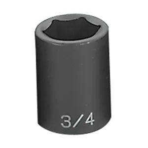 Grey Pneumatic 1/2" Drive x 3/4" Standard Socket
