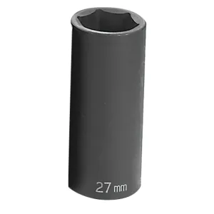 Grey Pneumatic 1/2" Drive x 27mm Deep Socket