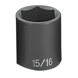 Grey Pneumatic 1/2" Drive x 15/16" Standard Socket