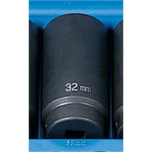 Grey Pneumatic 1/2" Drive x 32mm Deep Socket