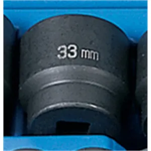 Grey Pneumatic 1/2" Drive x 33mm Standard Socket