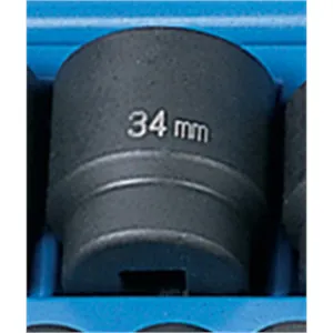 Grey Pneumatic 1/2" Drive x 34mm Standard Socket