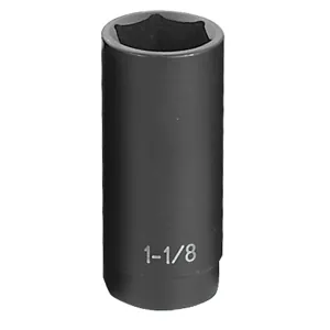 Grey Pneumatic 1/2" Drive x 1-1/8" Deep Socket