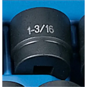 Grey Pneumatic 1/2" Drive x 1-3/16" Standard Socket