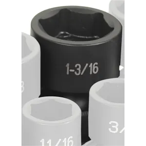 Grey Pneumatic 1/2" Drive x 1-3/16" Standard Universal Socket