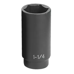 Grey Pneumatic 1/2" Drive x 1-1/4" Deep Socket