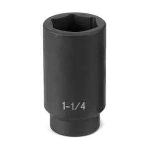 Grey Pneumatic 1/2" Drive x 1-1/4" Heavy Duty Deep Socket