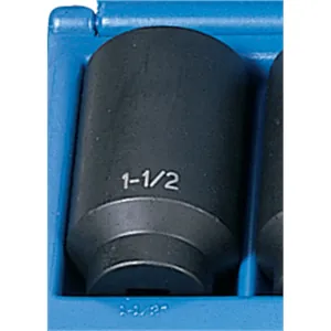 Grey Pneumatic 1/2" Drive x 1-1/2" Deep Socket
