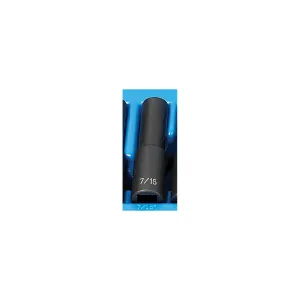 Grey Pneumatic 1/2" Drive x 7/16" Deep - 12 Point Socket