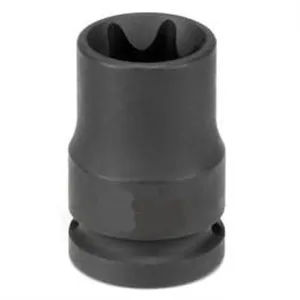 Grey Pneumatic 1/2" Drive x E18 External Star Impact Socket