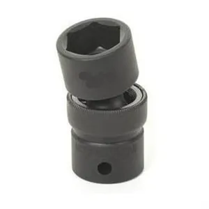 Grey Pneumatic 1/2" Drive x 18mm Standard Universal- 12 Point Socket - Black