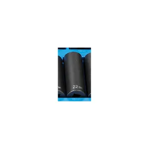 Grey Pneumatic 1/2" Drive x 22mm Deep - 12 Point Socket
