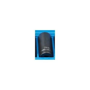 Grey Pneumatic 1/2" Drive x 29mm Deep - 12 Point Socket