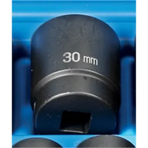 Grey Pneumatic 1/2" Drive x 30mm Standard - 12 Point Socket