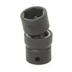 Grey Pneumatic 1/2" Drive x 15/16" Standard Universal- 12 Point Socket - Black