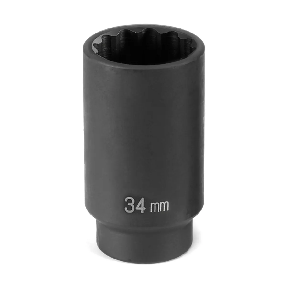 Grey Pneumatic 1/2" Drive x 34mm Deep - 12 Point Socket