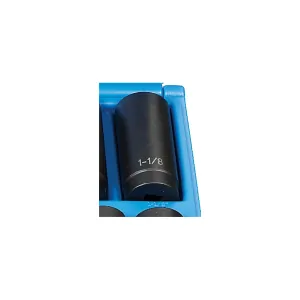 Grey Pneumatic 1/2" Drive x 1-1/8" Deep - 12 Point Socket