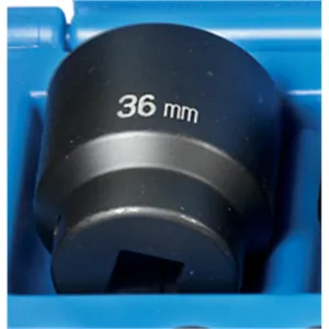Grey Pneumatic 1/2" Drive x 36mm Standard - 12 Point Socket