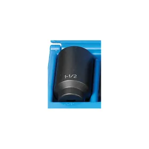 Grey Pneumatic 1/2" Drive x 1-1/2" Deep - 12 Point Socket