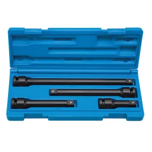 Grey Pneumatic 1/2" Drive 4 Piece Impact Extension Set