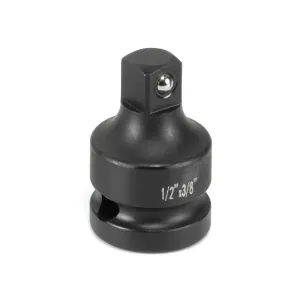 Grey Pneumatic 1/2" Female x 3/8" Male Adapter with Friction Ball
