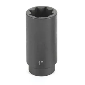 Grey Pneumatic 1/2" Drive x 1/2" Deep - 8 Point Socket