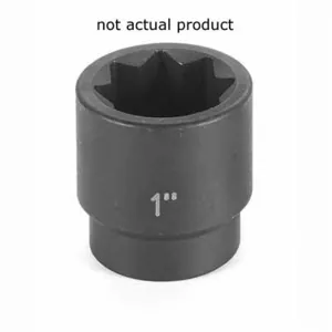 Grey Pneumatic 1/2" Drive x 9/16" Standard - 8 Point Socket