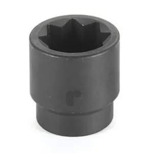 Grey Pneumatic 1/2" Drive x 1-1/8" Standard - 8 Point Socket