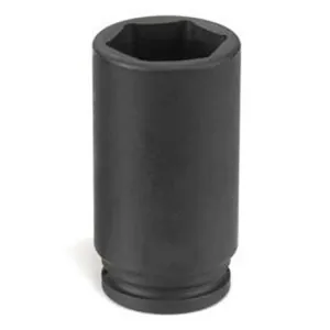 Grey Pneumatic 1/2" Drive x 32mm Deep Spindle Nut Socket