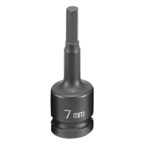 Grey Pneumatic 1/2" Drive x 7mm Hex Driver