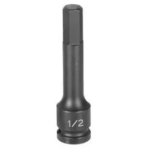 Grey Pneumatic 1/2" Drive x 10mm Hex Driver 4" Length