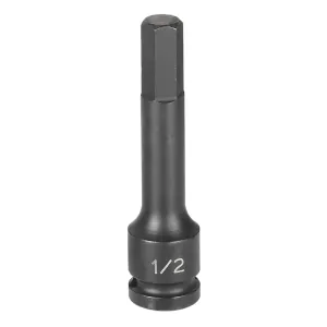 Grey Pneumatic 1/2" Drive x 12mm Hex Driver 4" Length